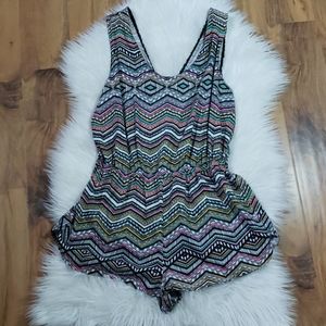 Geometric Aztec Romper